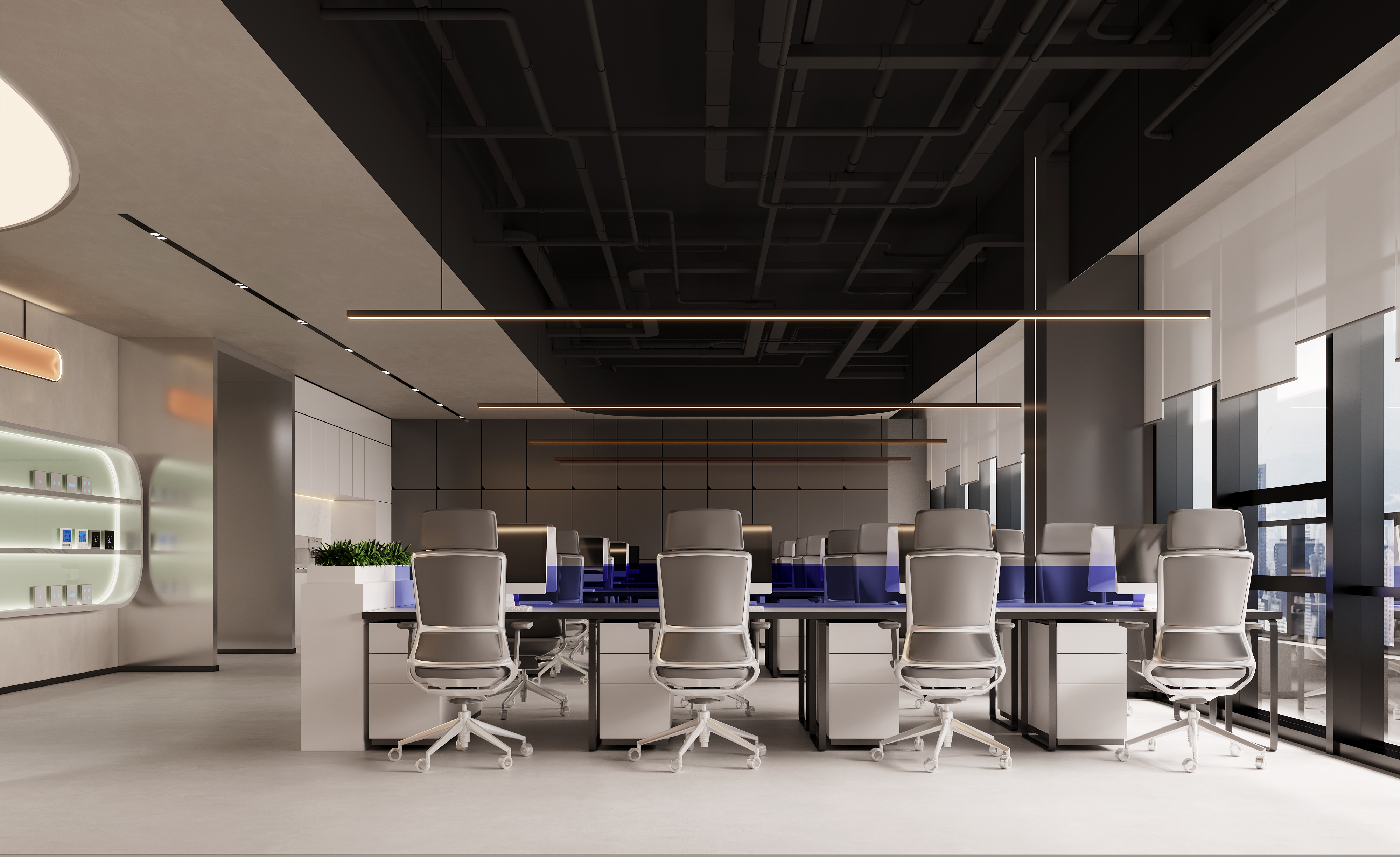 杭州办公室装修,杭州办公室设计,杭州办公室装修设计,杭州商务风办公室装修设计,杭州博妍装饰