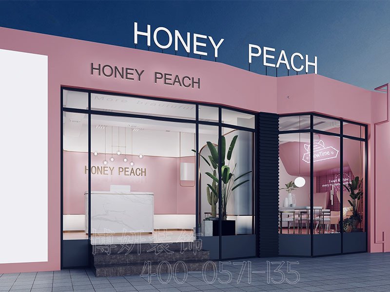 高级精致美甲店装修设计方案