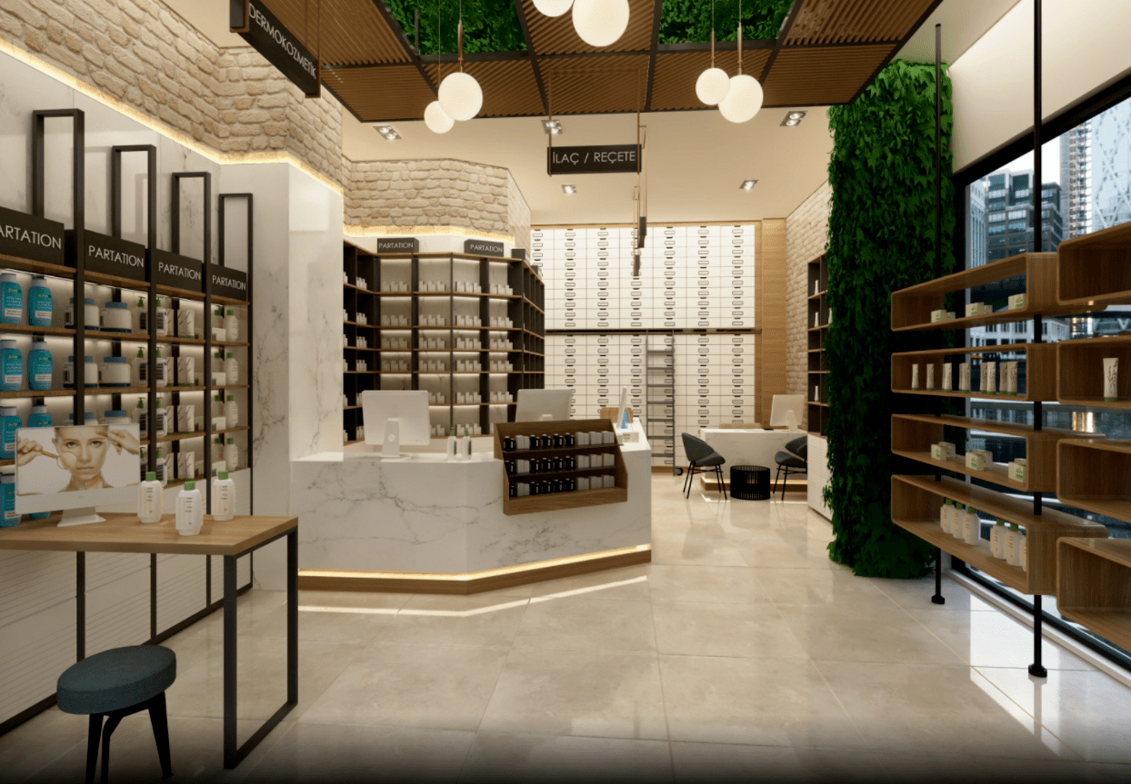 杭州药店装修,杭州药店装潢设计,杭州药店装修效果图,杭州装修公司