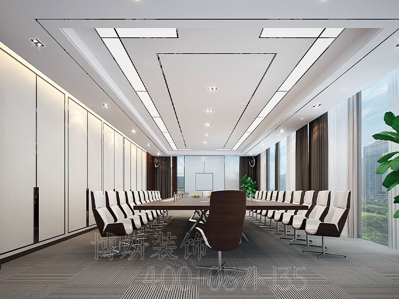 中西混搭简约风办公室装修设计方案 - 实景图 4