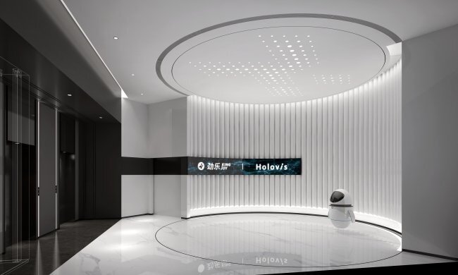 科技感极致冷酷办公室装修设计方案 - 实景图 5