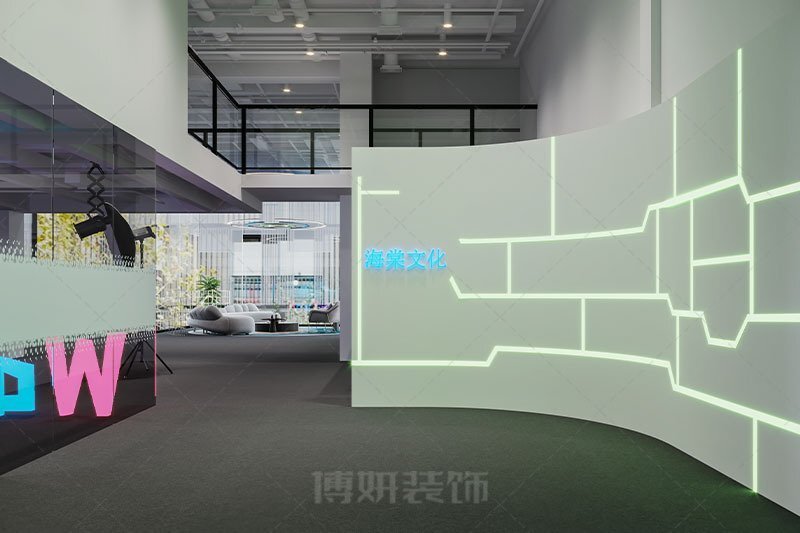 科技风格直播公司办公室装修设计方案 - 实景图 3