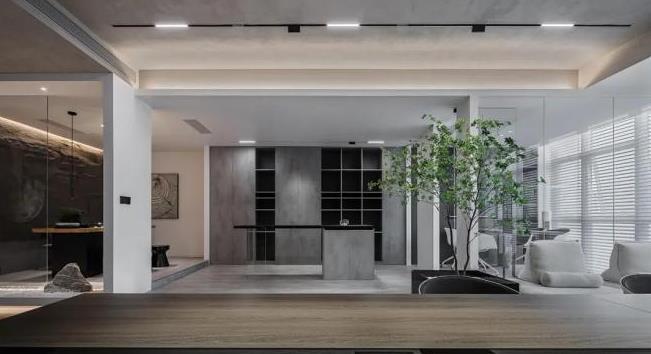 黑白灰主义办公室装修设计方案 - 实景图 7