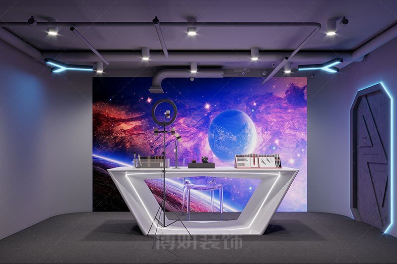 潮流感直播办公室装修设计方案 - 实景图 7
