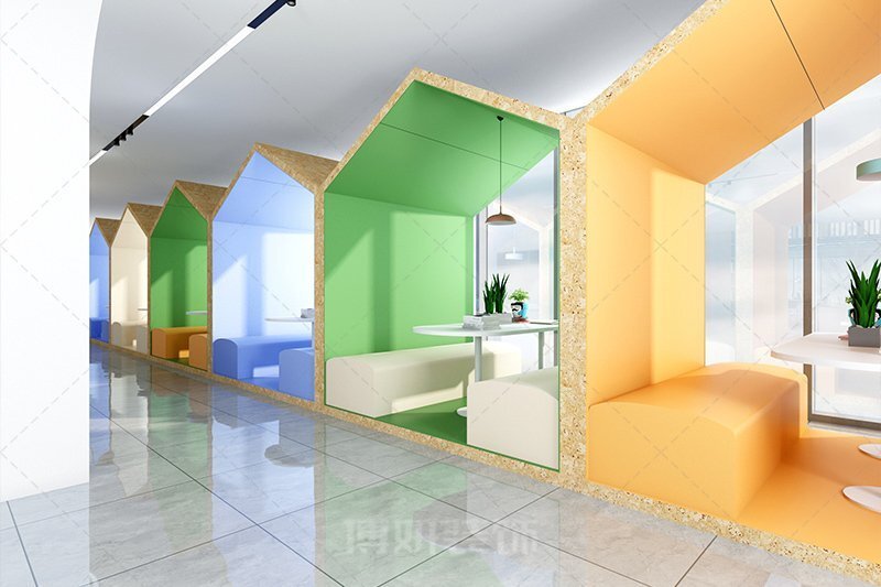 创意现代风办公室装修设计方案 - 实景图 6